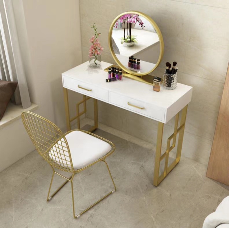 风雷铁艺 「鎏光·蝶韵」系列 梳妆台椅组合