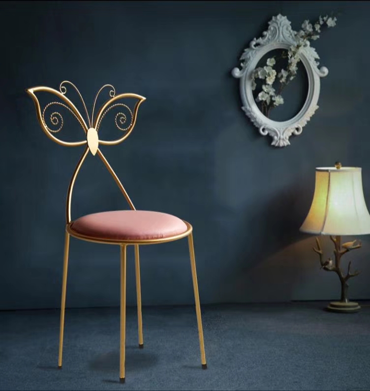 风雷铁艺 「鎏光·蝶韵」系列 梳妆椅