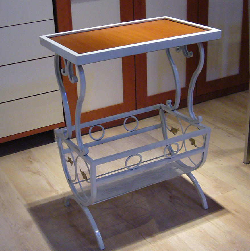 风雷铁艺 卷云复古小电话架