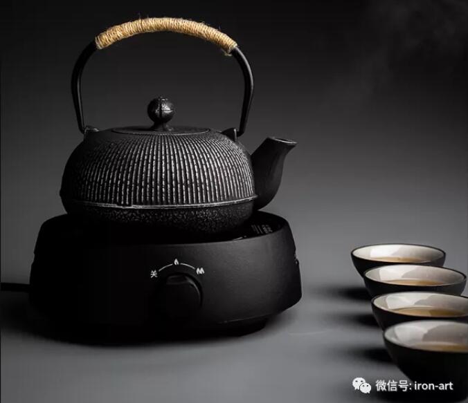 风雷铁艺「拙韵·铸铁」系列 手工铸铁茶具套装