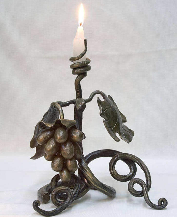 风雷铁艺 「葡月流光」复古烛台