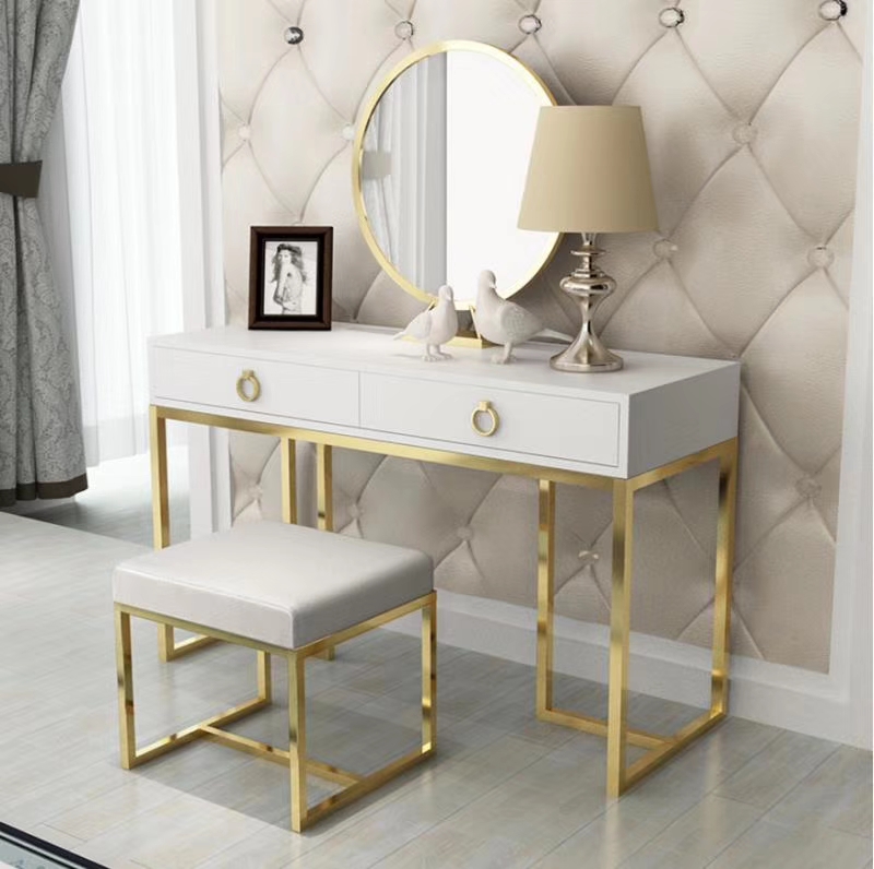 风雷铁艺 「鎏光·蝶韵」系列 梳妆台椅组合