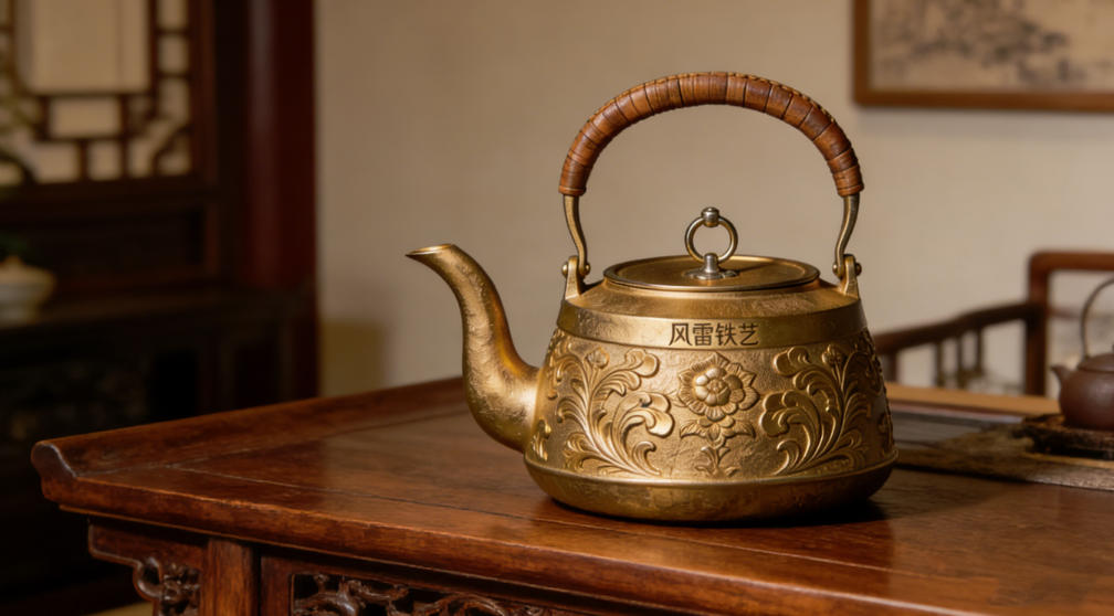 风雷铁艺复古铸铁茶壶
