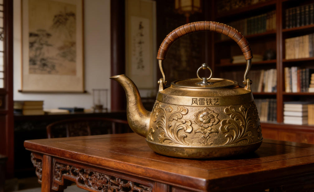 风雷铁艺复古铸铁茶壶
