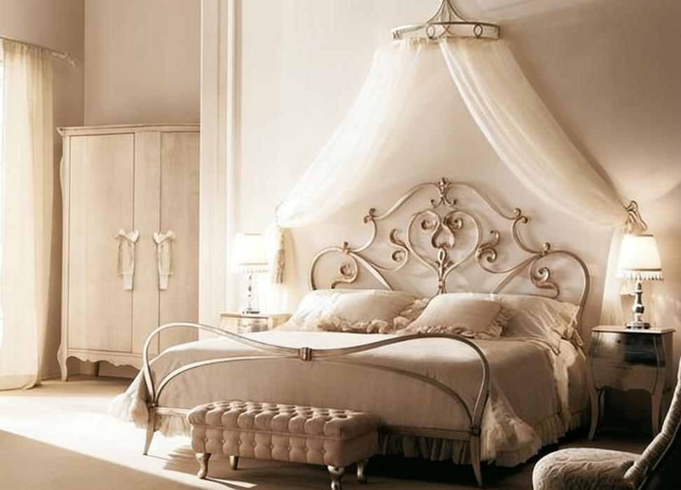 风雷铁艺 · 欧式宫廷奢华双人床